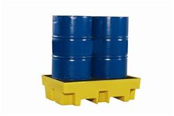 Two 2 Drum Barrel Bunded Spill Pallet