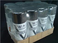 12 Satin Black Paint Aerosols