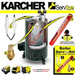 Karcher Steam Cleaner Boiler Burner Heater Service Kit - HDS 70 580 650 750 755