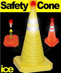 Wholesale Price Pop up Retractable Safety Cone LED Warning Light