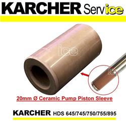 KARCHER HDS 745 750 755 645 655 895 ECO CERAMIC PRESSURE WASHER PUMP PISTON 20MM