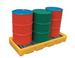 Three Drum Barrel Bunded Spill Pallet