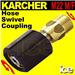 Karcher M22 M/F High Pressure Hose Trigger Gun Swivel Coupling