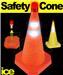 Portable Emergency Collapsible Retractable Pop-Up ORANGE Traffic Hazard Warning Safety Cone with Flashing Red LED Beacon Light