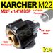 KARCHER M22 F x 1/4