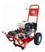 ICE-PW150/11 Honda GX160 5.5HP 1450RPM Gearbox Trolley Mounted Petrol Pressure Washer Interpump 150 Bar x 11 L/min