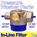 InterPump In-Line Water Pump Inlet Filter 1/2