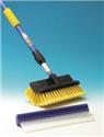 2m Telescopic Extending Thru-Flow Pole Wash Brush & Bodywork Squeegee