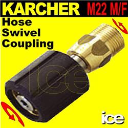 Karcher M22 M/F High Pressure Hose Trigger Gun Swivel Coupling