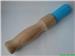 Blue Bristle Alloy Wheel Cleaning Brush - Wooden Handle