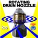 Rotating Drain Sewer Jetting Jetter Cleaning Nozzle 1/4