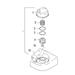 Karcher HDS 601c Detergent Metering Valve Chemistry Knob Tank Cap Lid Complete