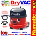 Numatic NRV 240-22 Dry Valeting Vacuum Cleaner (No Floor Tools) 620w MEAN 230v
