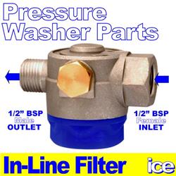 InterPump In-Line Water Pump Inlet Filter 1/2